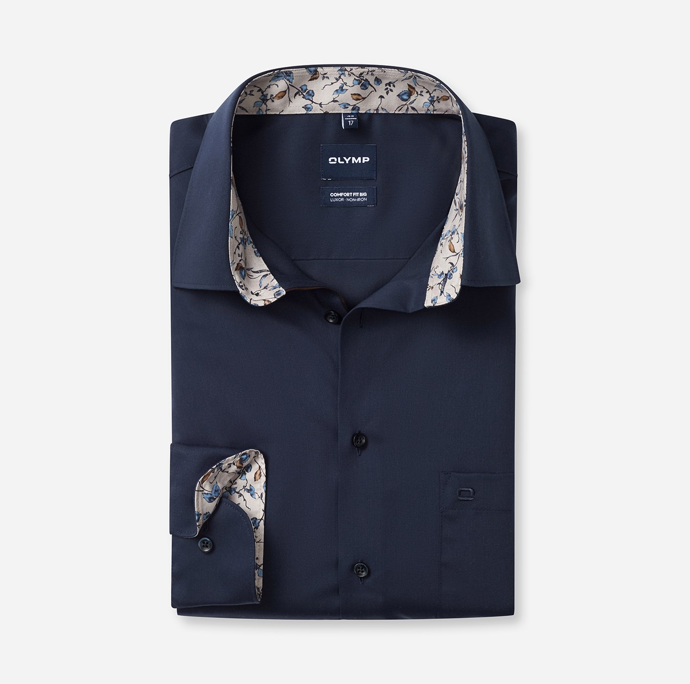 Hemd Herren Marine – OLYMP Luxor Comfort Fit Big