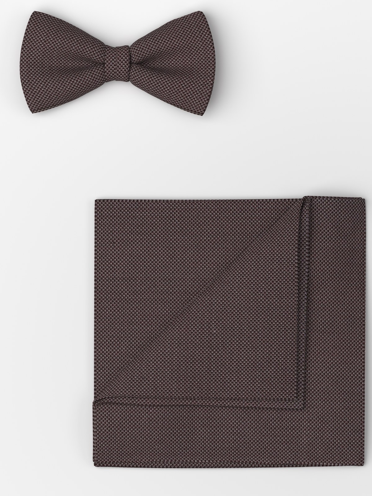 Einstecktuch Herren Bordeaux – OLYMP Fliege/Einstecktuch Set Modern Fit, Detailansicht