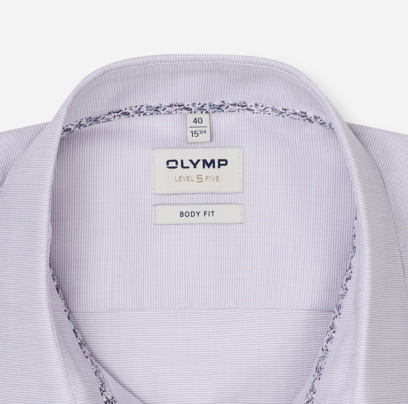 Hemd Herren Flieder – OLYMP Level Five Body Fit, Detailansicht
