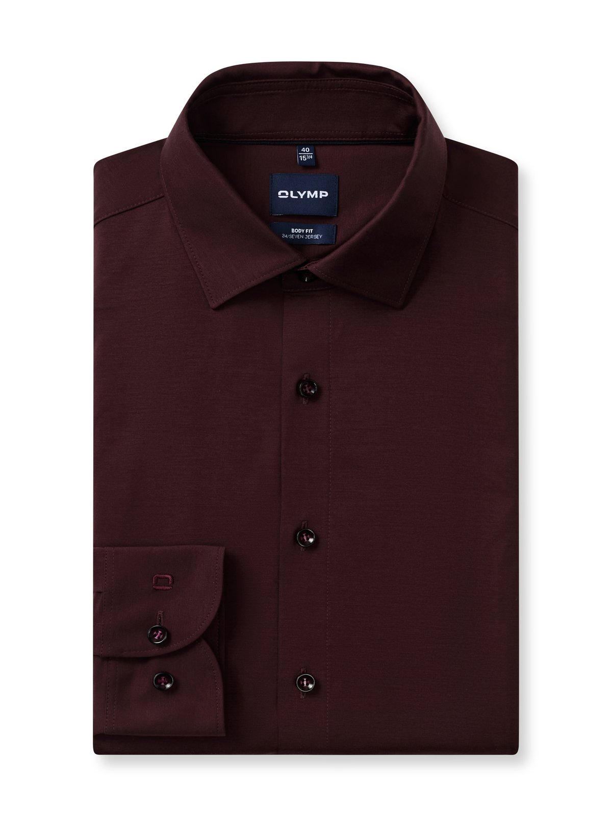 Hemd Herren Bordeaux – OLYMP Level Five 24/Seven Body Fit