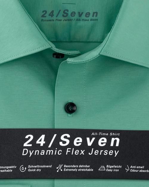 Hemd Herren Grün – OLYMP Level Five 24/Seven Body Fit, Detailansicht