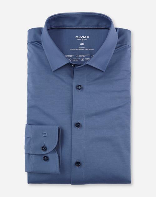 Hemd Herren Nürnberger blau – OLYMP Level Five 24/Seven Body Fit, Detailansicht