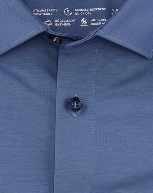 Hemd Herren Nürnberger blau – OLYMP Level Five 24/Seven Body Fit, Detailansicht