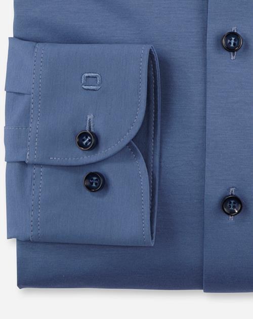 Hemd Herren Nürnberger blau – OLYMP Level Five 24/Seven Body Fit, Detailansicht