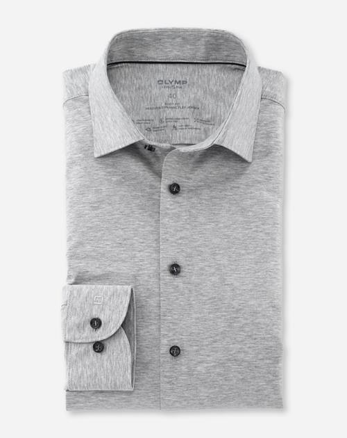 Hemd Herren Silbergrau – OLYMP Level Five 24/Seven Body Fit, Detailansicht