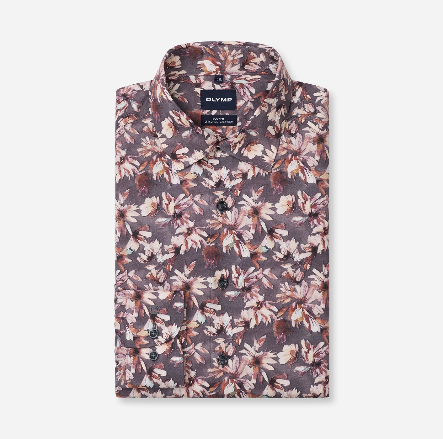 Hemd Herren Bordeaux – OLYMP Level Five Body Fit