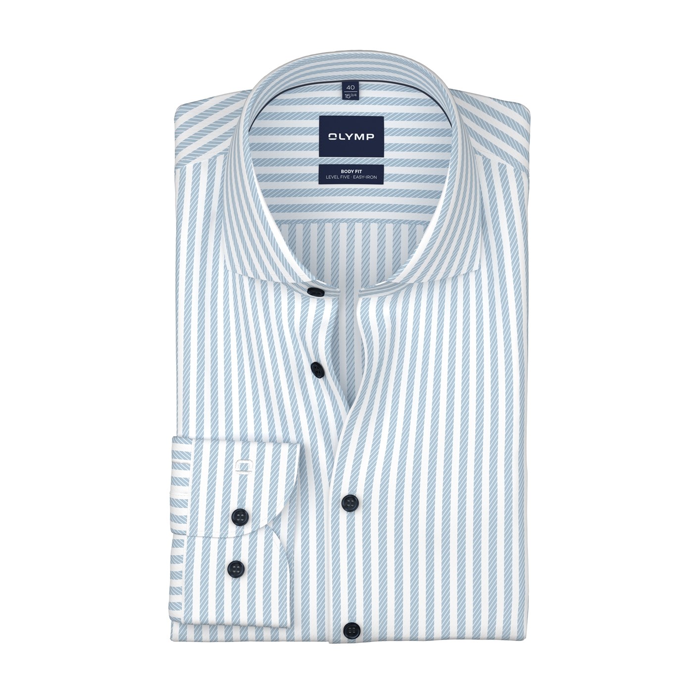Hemd Herren Bleu – OLYMP Level Five Body Fit