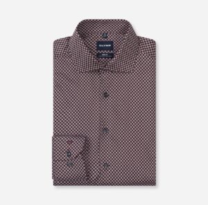 Hemd Herren Bordeaux – OLYMP Level Five Body Fit