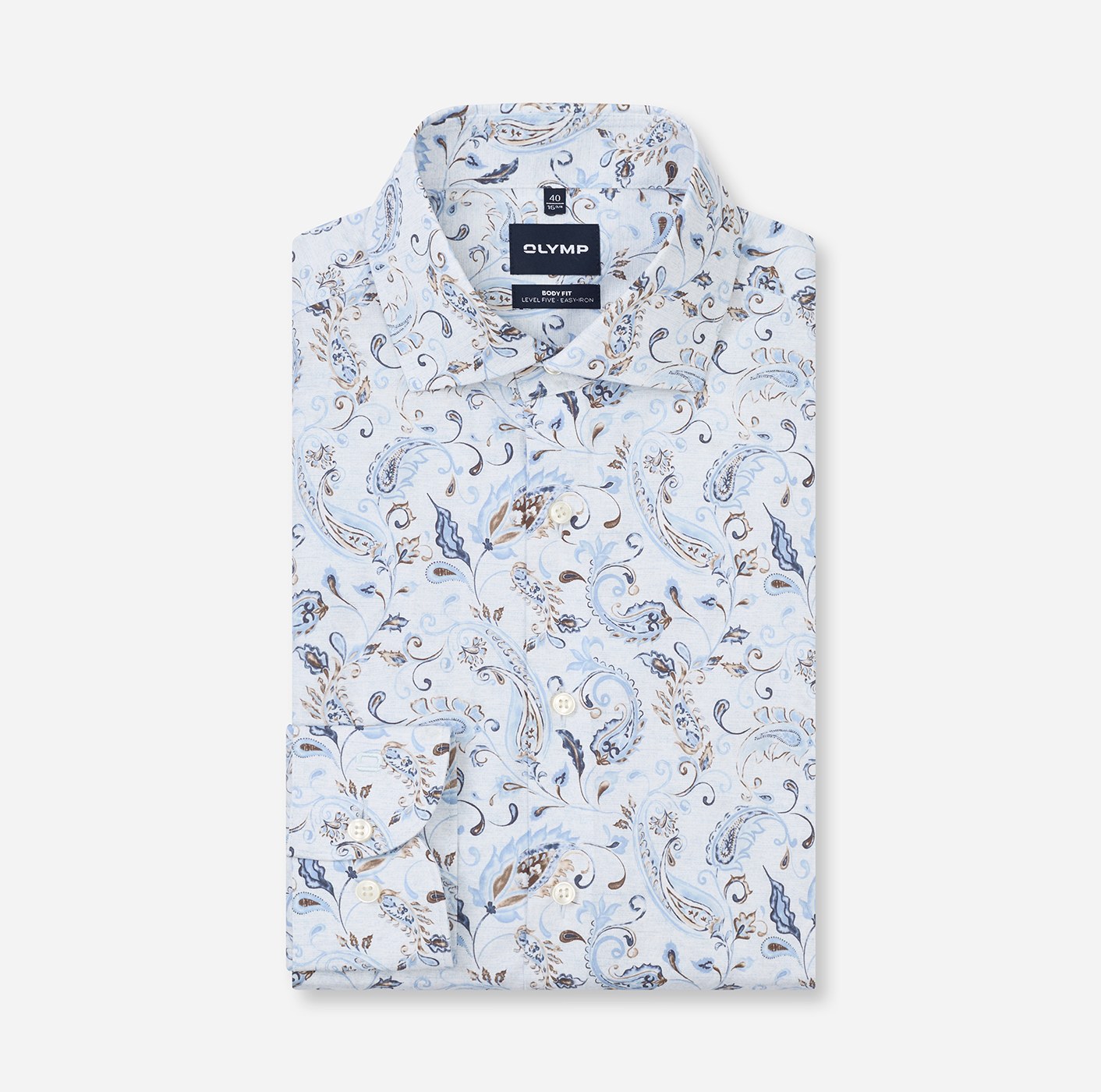 Hemd Herren Bleu – OLYMP Level Five Body Fit