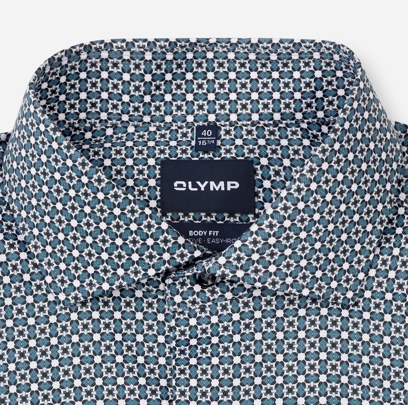 Hemd Herren Anthrazit – OLYMP Level Five Body Fit, Detailansicht