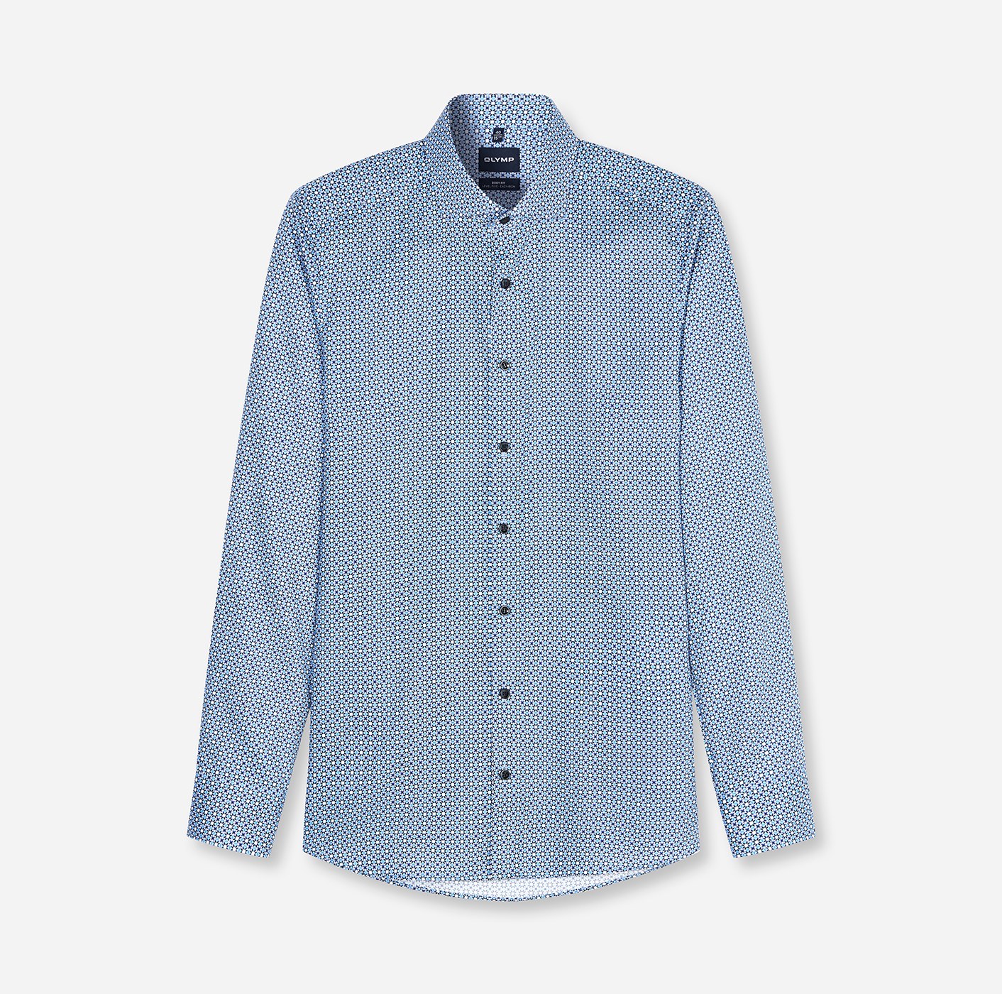 Hemd Herren Bleu – OLYMP Level Five Body Fit, Detailansicht
