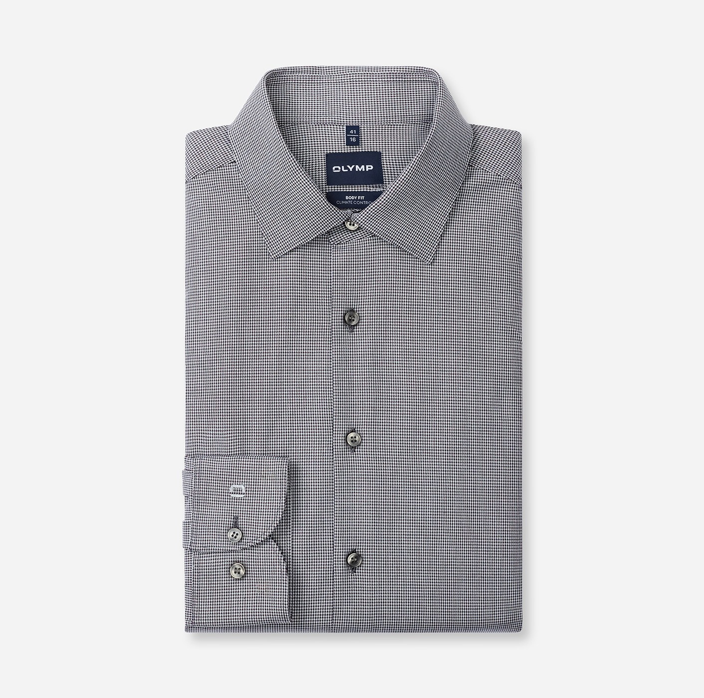 Hemd Herren Silbergrau – OLYMP Level Five 24/Seven Body Fit