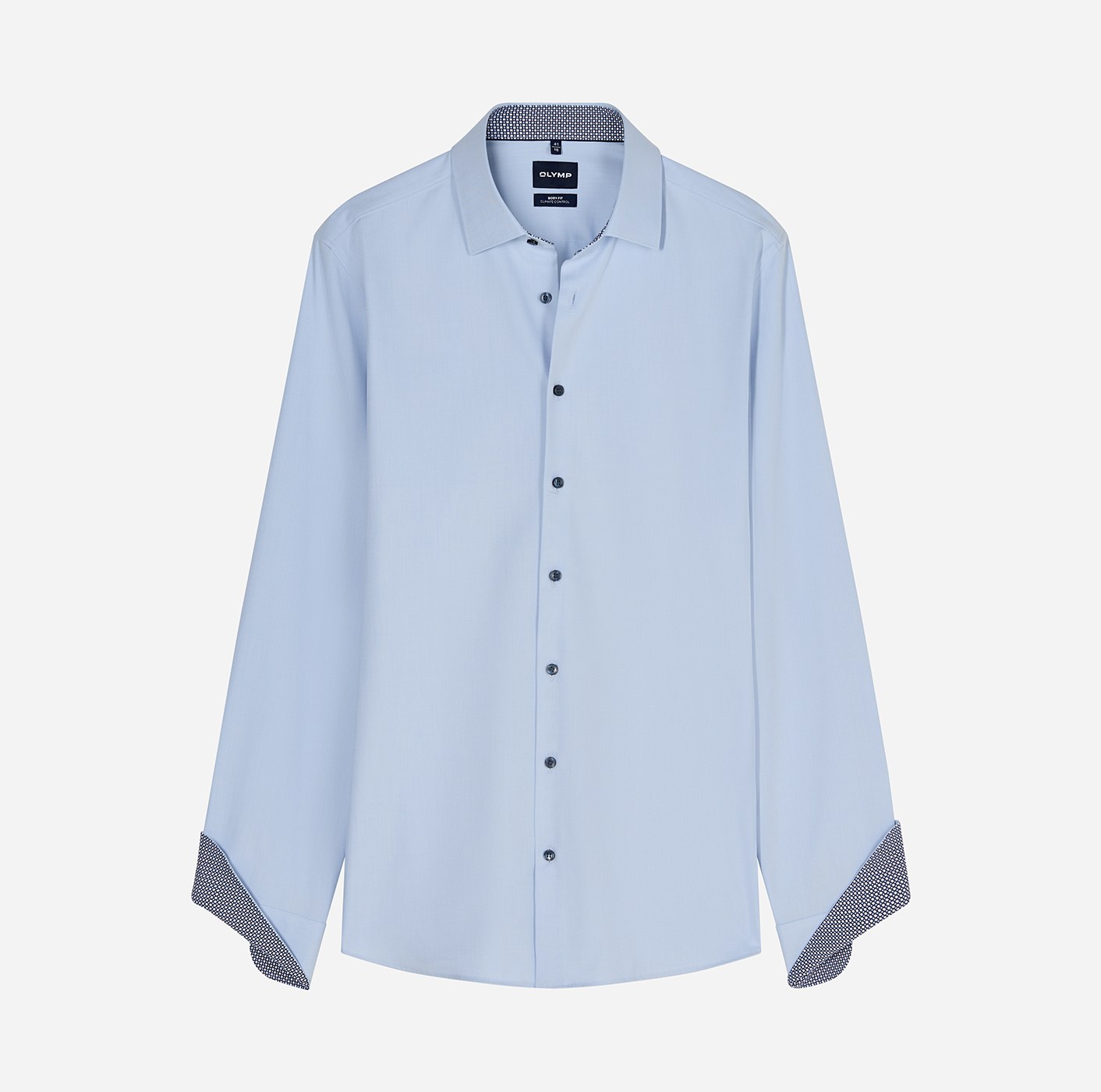Hemd Herren Bleu – OLYMP Level Five 24/Seven Body Fit