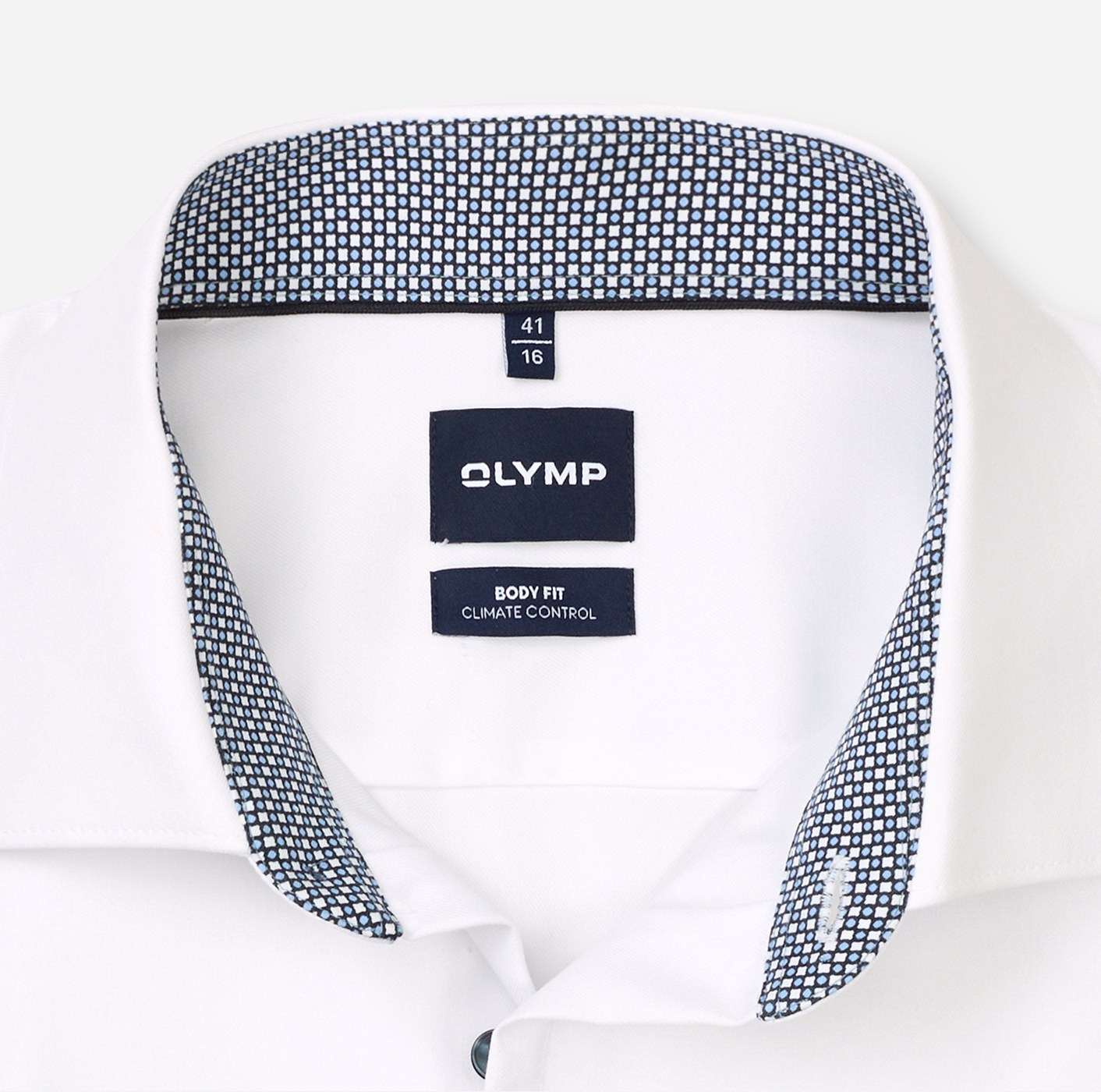 Hemd Herren Weiß – OLYMP Level Five 24/Seven Body Fit, Detailansicht