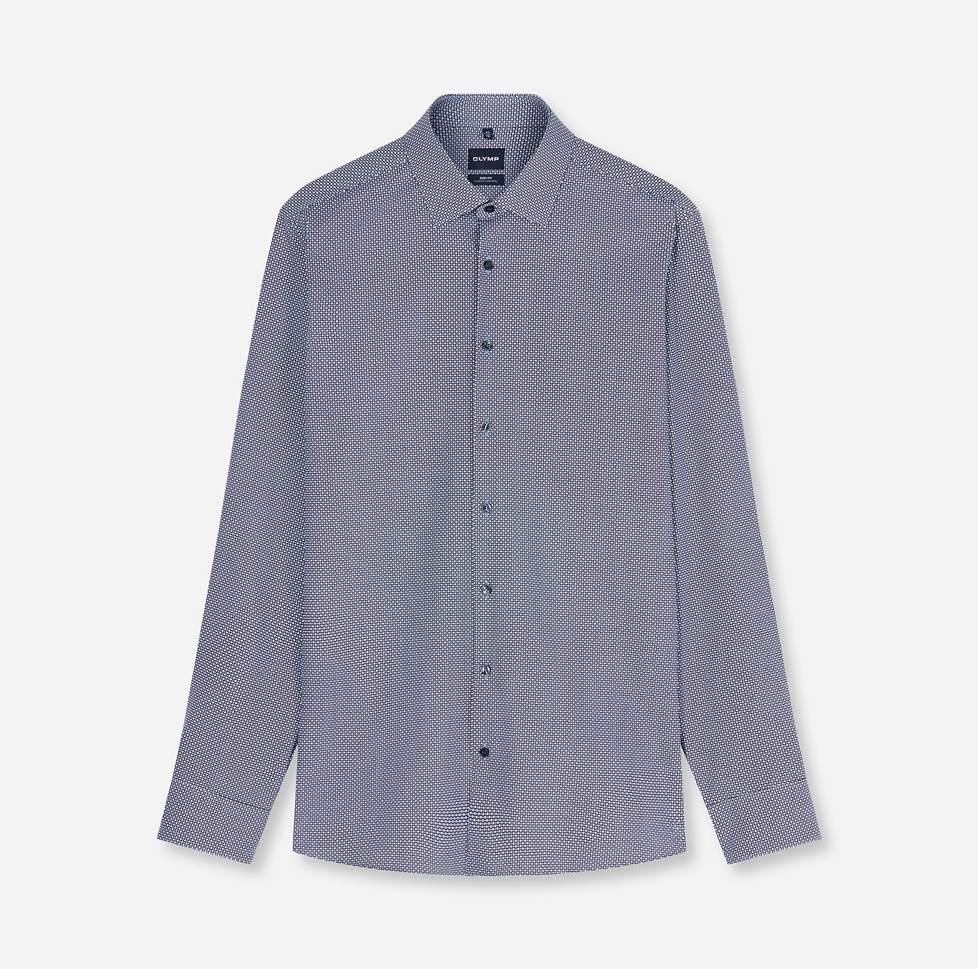 Hemd Herren Bleu – OLYMP Level Five 24/Seven Body Fit