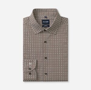 Hemd Herren Braun – OLYMP Level Five 24/Seven Body Fit