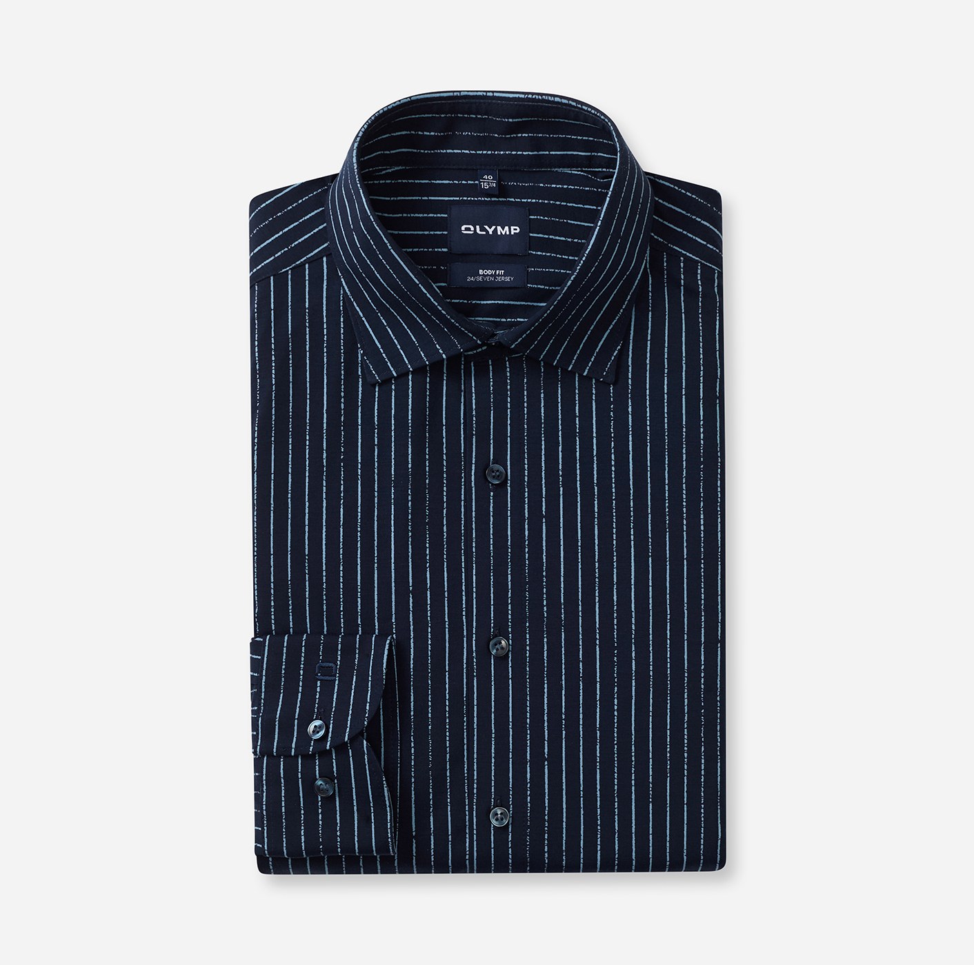 Hemd Herren Marine – OLYMP Level Five 24/Seven Body Fit
