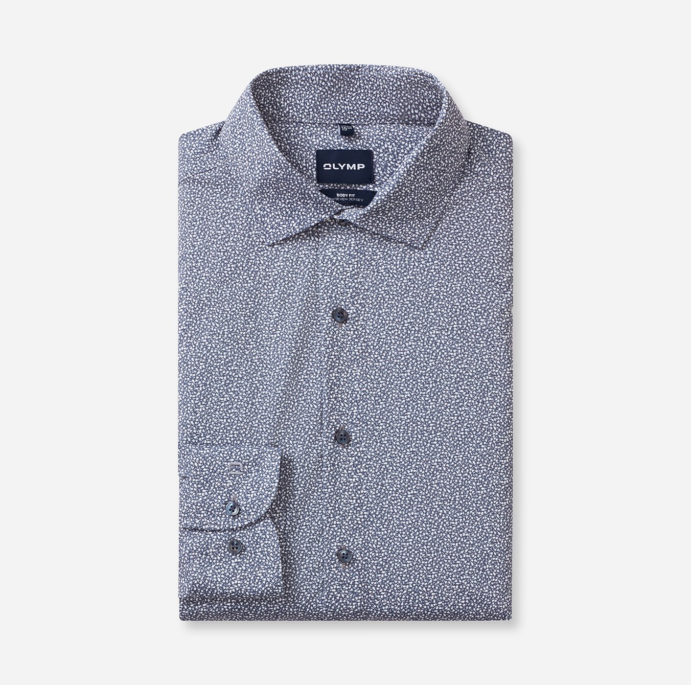 Hemd Herren Marine – OLYMP Level Five 24/Seven Body Fit