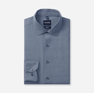 Hemd Herren Marine – OLYMP Level Five 24/Seven Body Fit