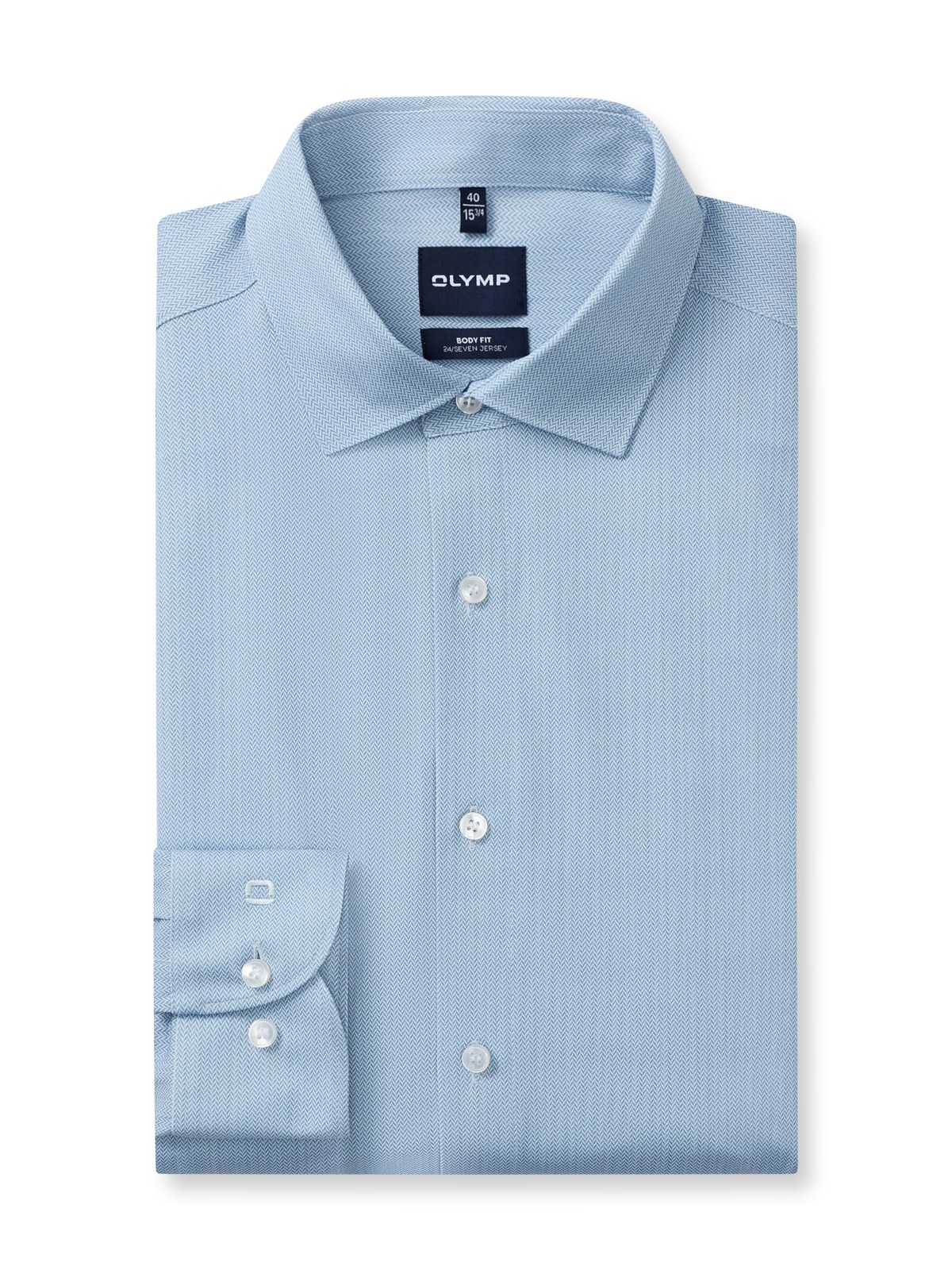 Hemd Herren Ozon – OLYMP Level Five 24/Seven Body Fit, Detailansicht