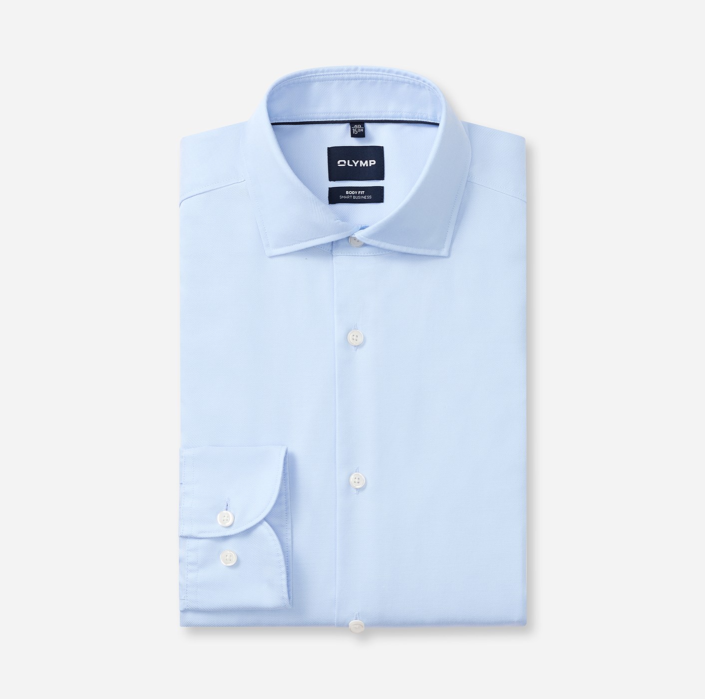 Hemd Herren Bleu – OLYMP Smart Business Body Fit