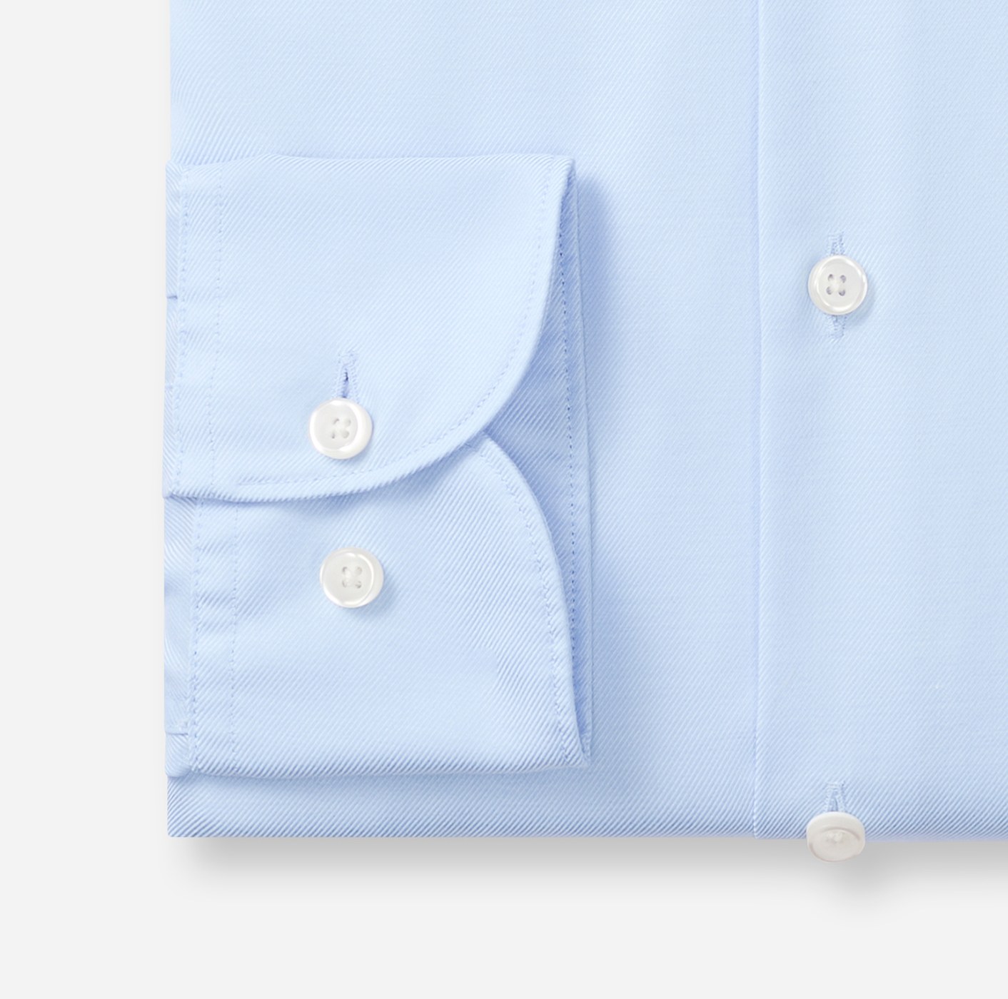 Hemd Herren Bleu – OLYMP Smart Business Body Fit, Detailansicht