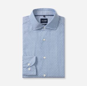 Hemd Herren Rauchblau – OLYMP Smart Business Body Fit