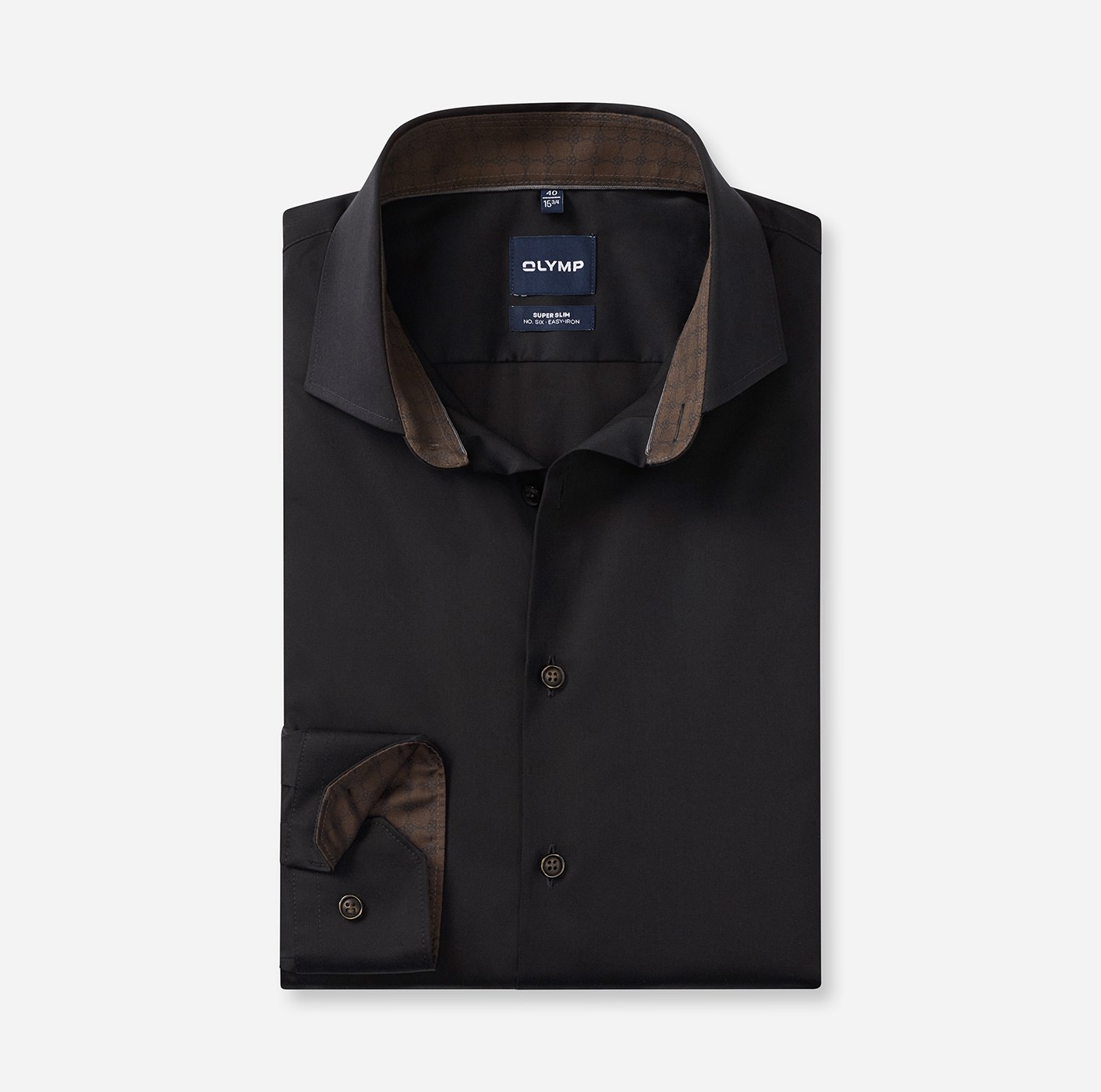 Hemd Herren Schwarz – OLYMP No. Six Super Slim