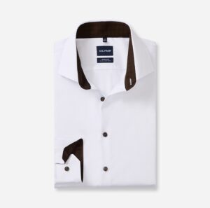 Hemd Herren Weiß – OLYMP No. Six Super Slim Extra langer Arm