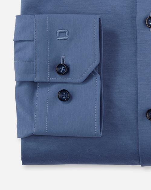Hemd Herren Nürnberger blau – OLYMP No. Six 24/Seven Super Slim, Detailansicht