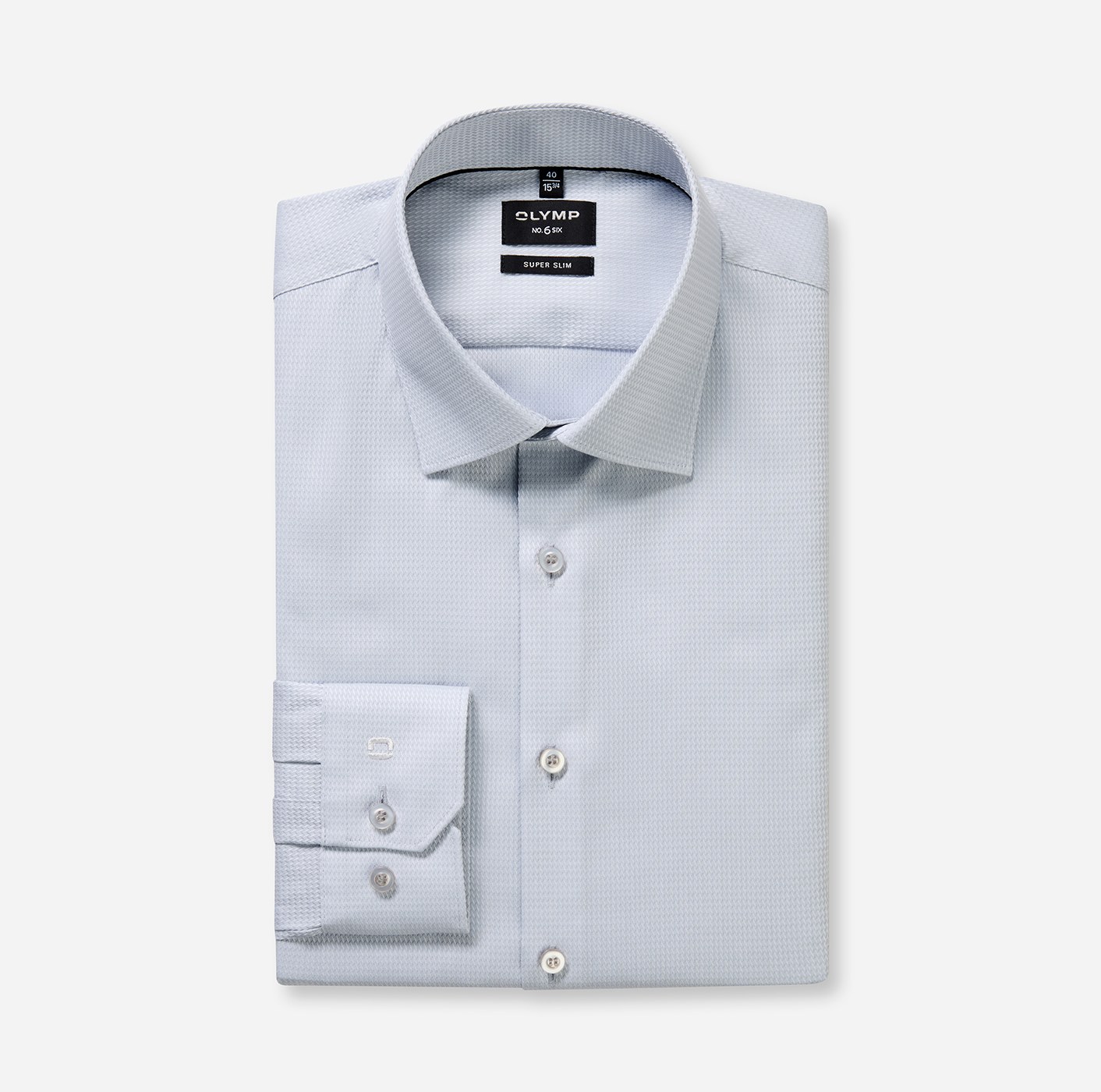Hemd Herren Silbergrau – OLYMP No. Six Super Slim