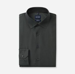 Hemd Herren Grau-grün – OLYMP No. Six Super Slim