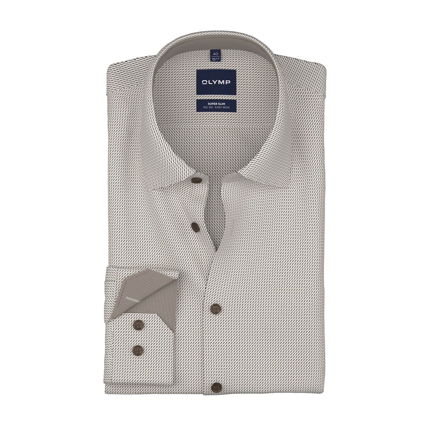 Hemd Herren Natur – OLYMP No. Six Super Slim