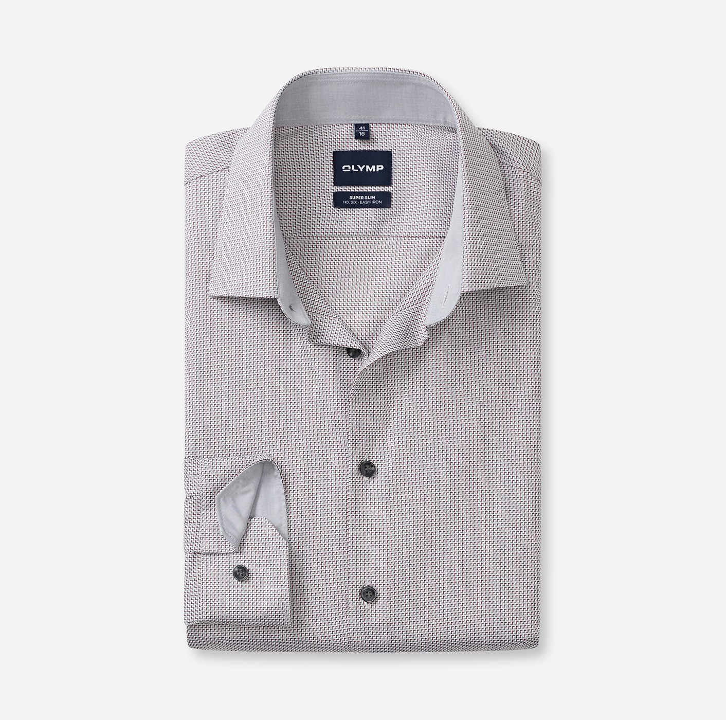 Hemd Herren Bordeaux – OLYMP No. Six Super Slim