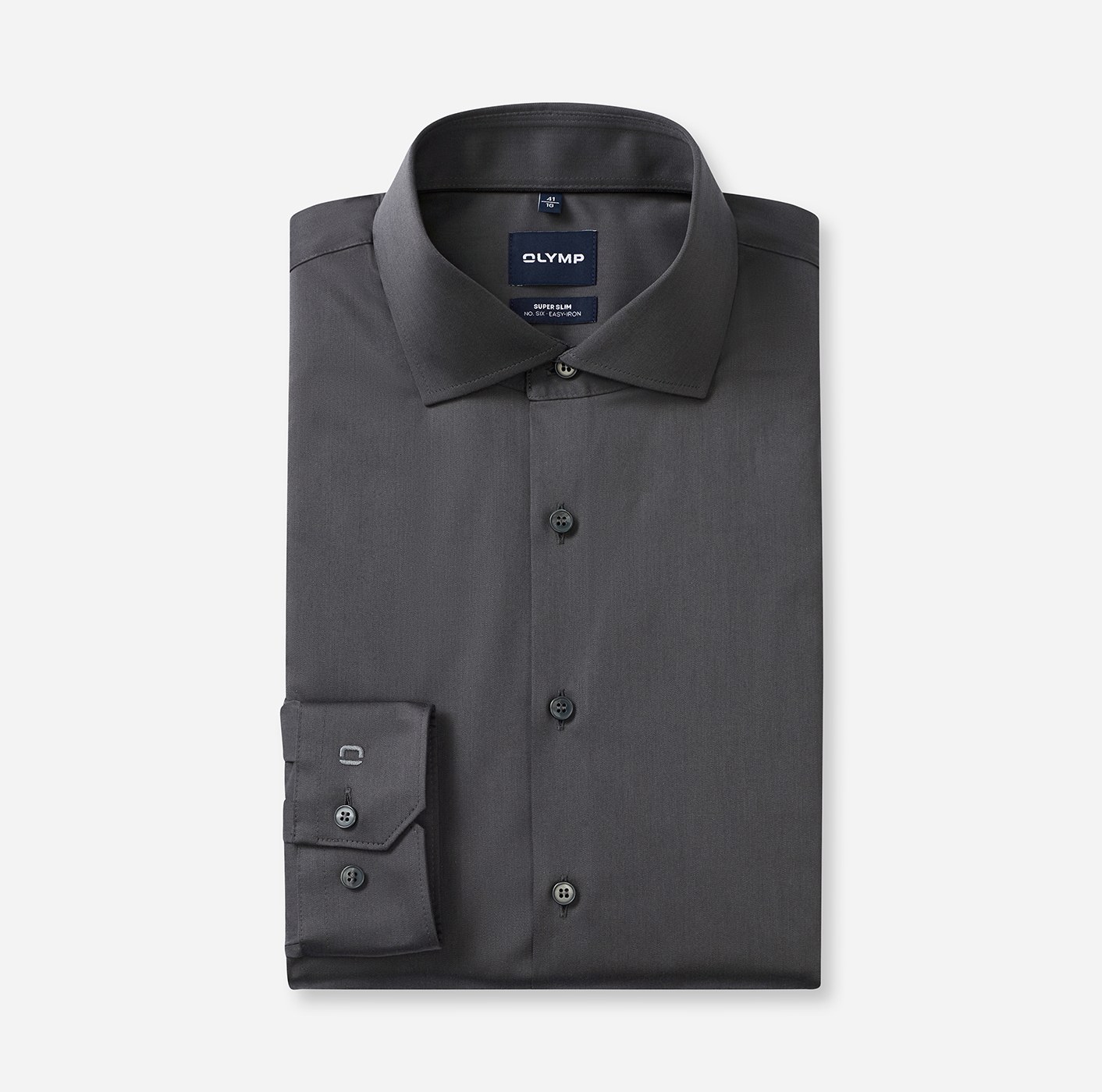 Hemd Herren Anthrazit – OLYMP No. Six Super Slim