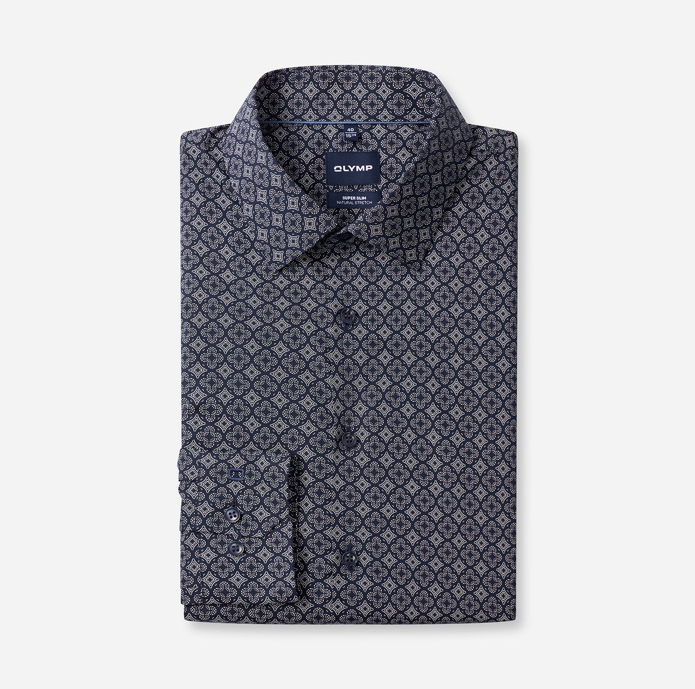 Hemd Herren Marine – OLYMP No. Six Super Slim
