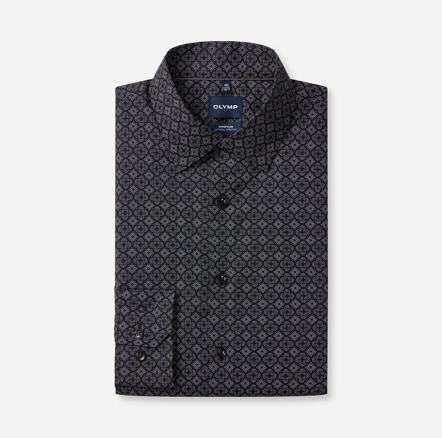 Hemd Herren Schwarz – OLYMP No. Six Super Slim