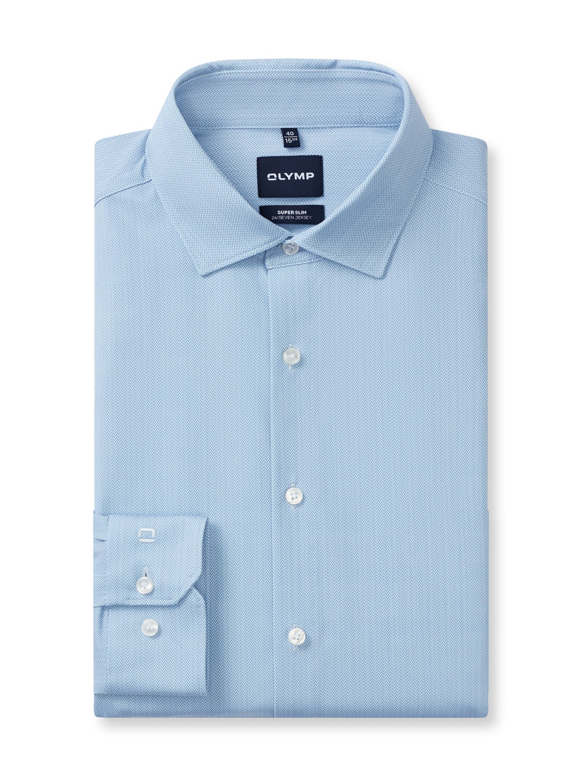 Hemd Herren Ozon – OLYMP No. Six 24/Seven Super Slim, Detailansicht