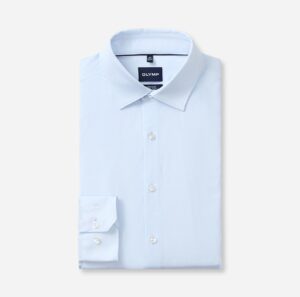 Hemd Herren Bleu – OLYMP No. Six 24/Seven Super Slim