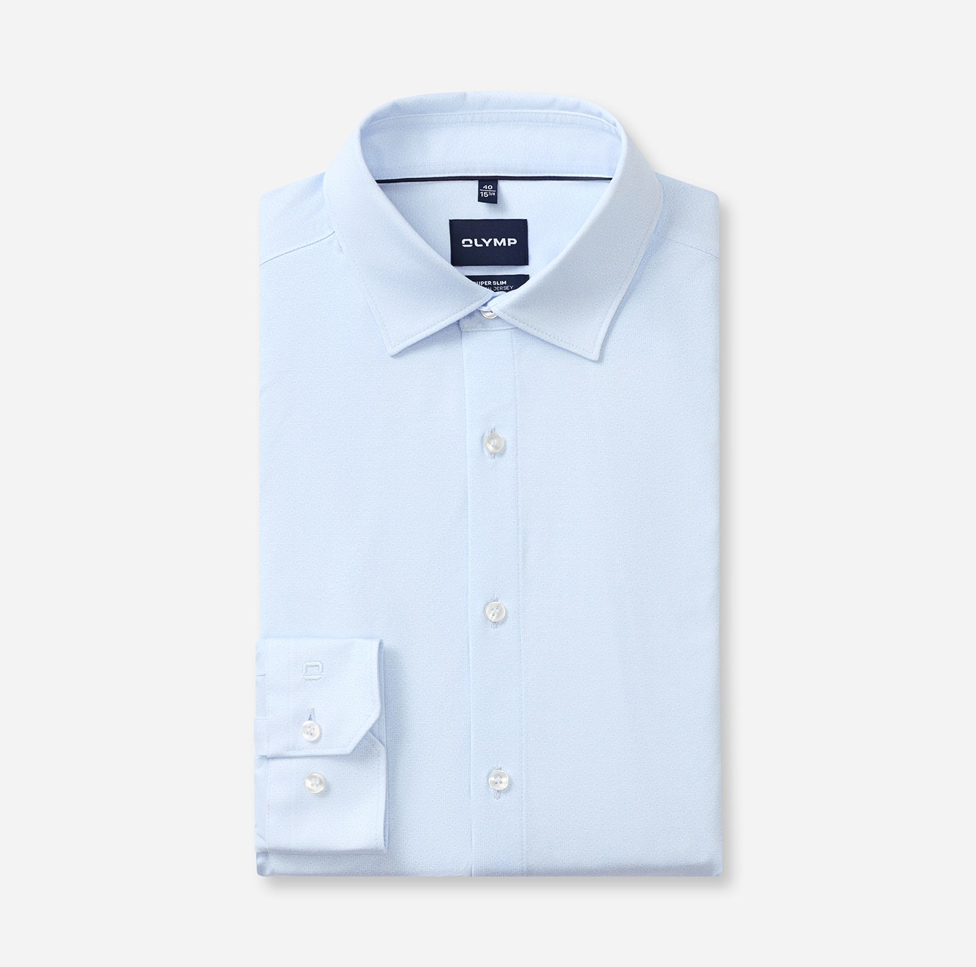 Hemd Herren Bleu – OLYMP No. Six 24/Seven Super Slim