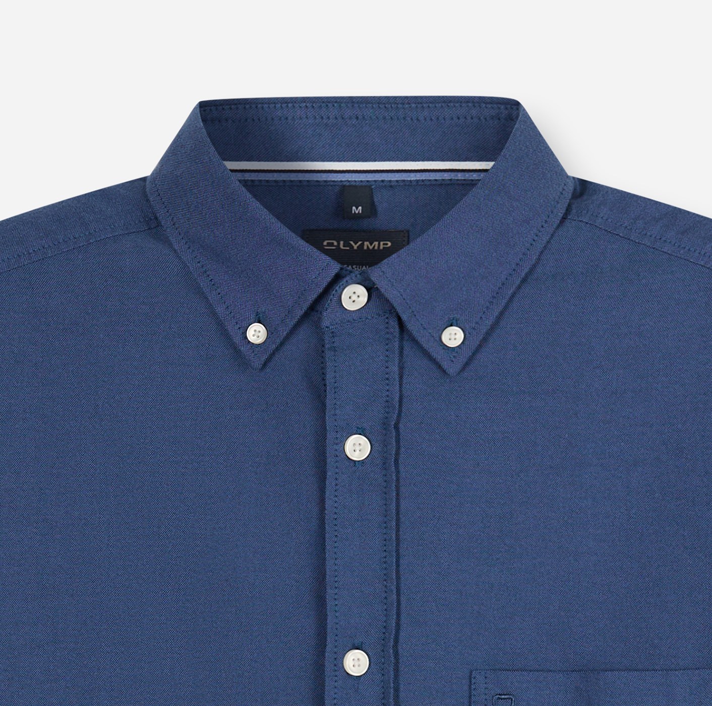Hemd Herren Marine – OLYMP Casual Regular Fit, Detailansicht