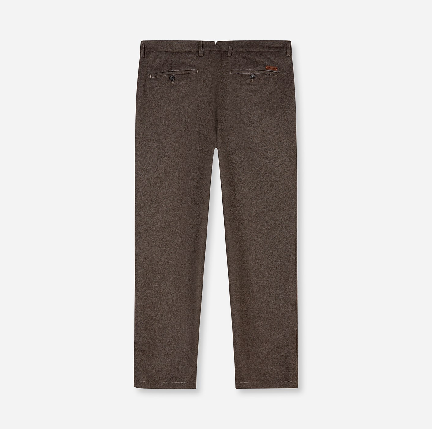Hose Herren Braun – OLYMP Chino Tapered Fit, Detailansicht