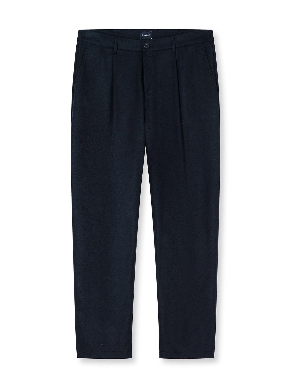 Hose Herren Marine – OLYMP Chino Regular Fit, Detailansicht