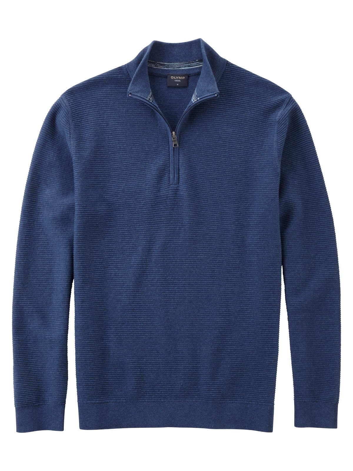 Pullover Herren Blau – OLYMP Casual Strick Regular Fit