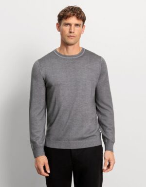 Pullover Herren Dunkelgrün – OLYMP Casual Strick Regular Fit