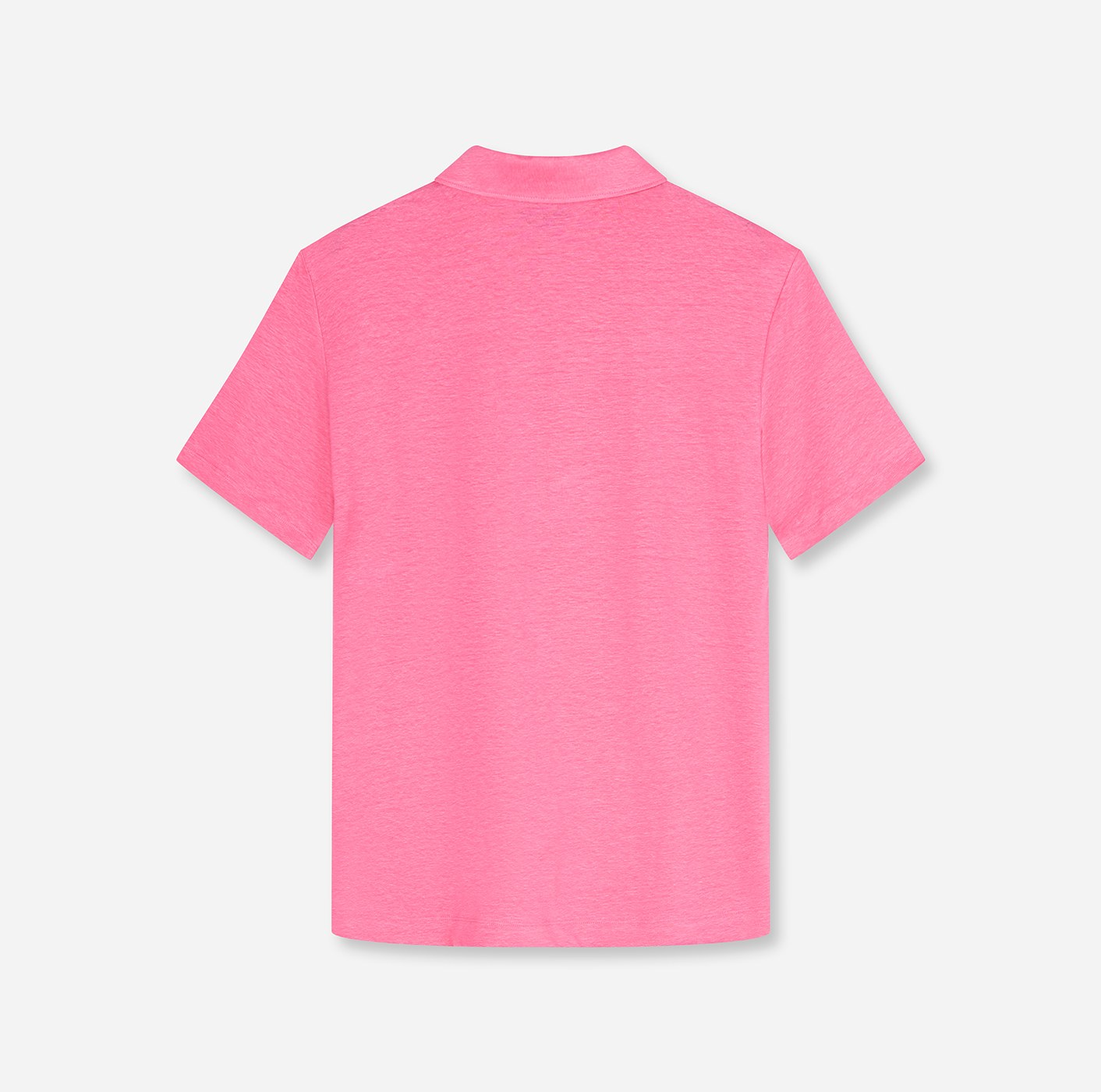 Poloshirt Herren Pink – OLYMP Casual Wirk, Detailansicht