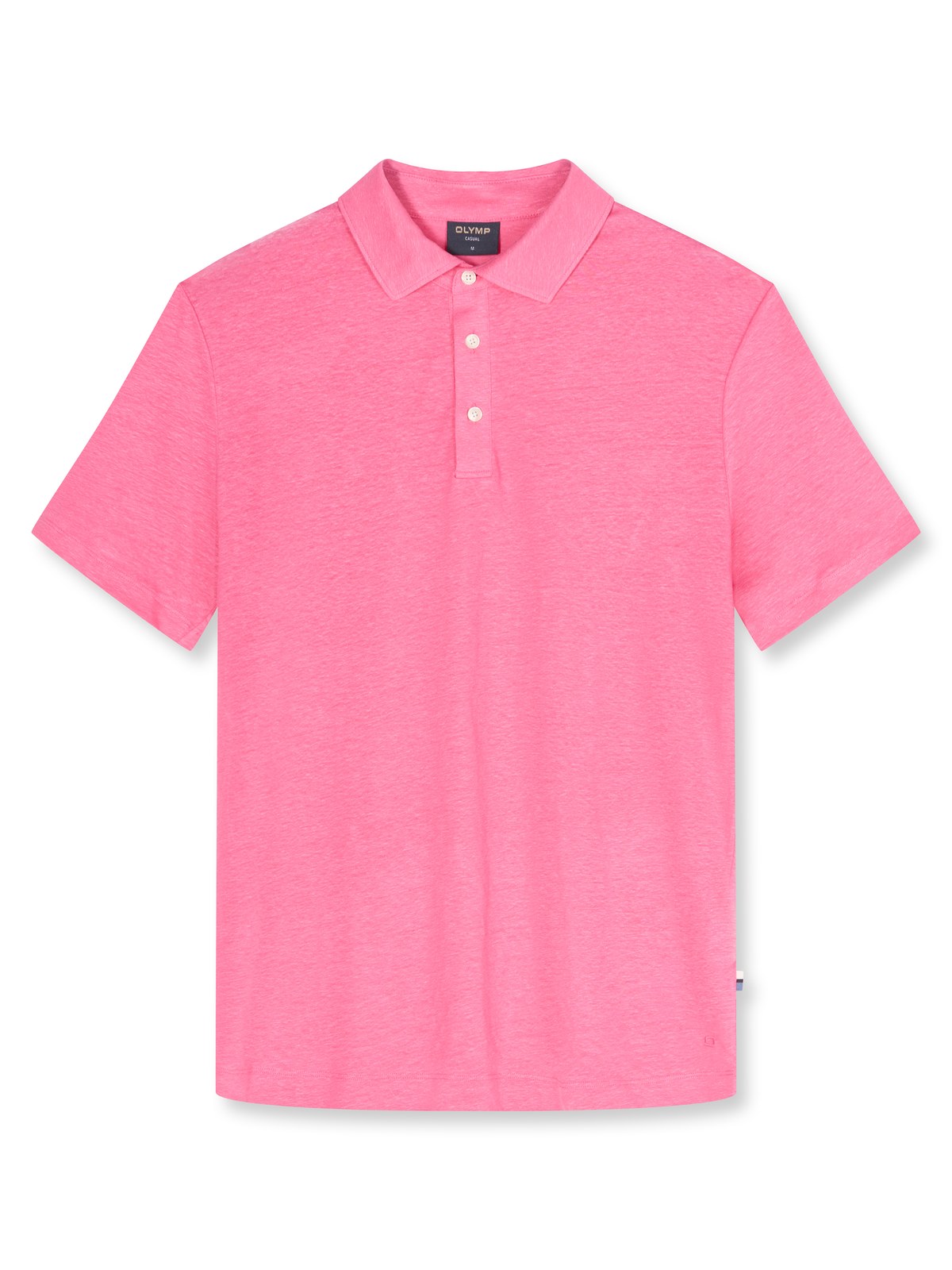 Poloshirt Herren Pink – OLYMP Casual Wirk, Detailansicht